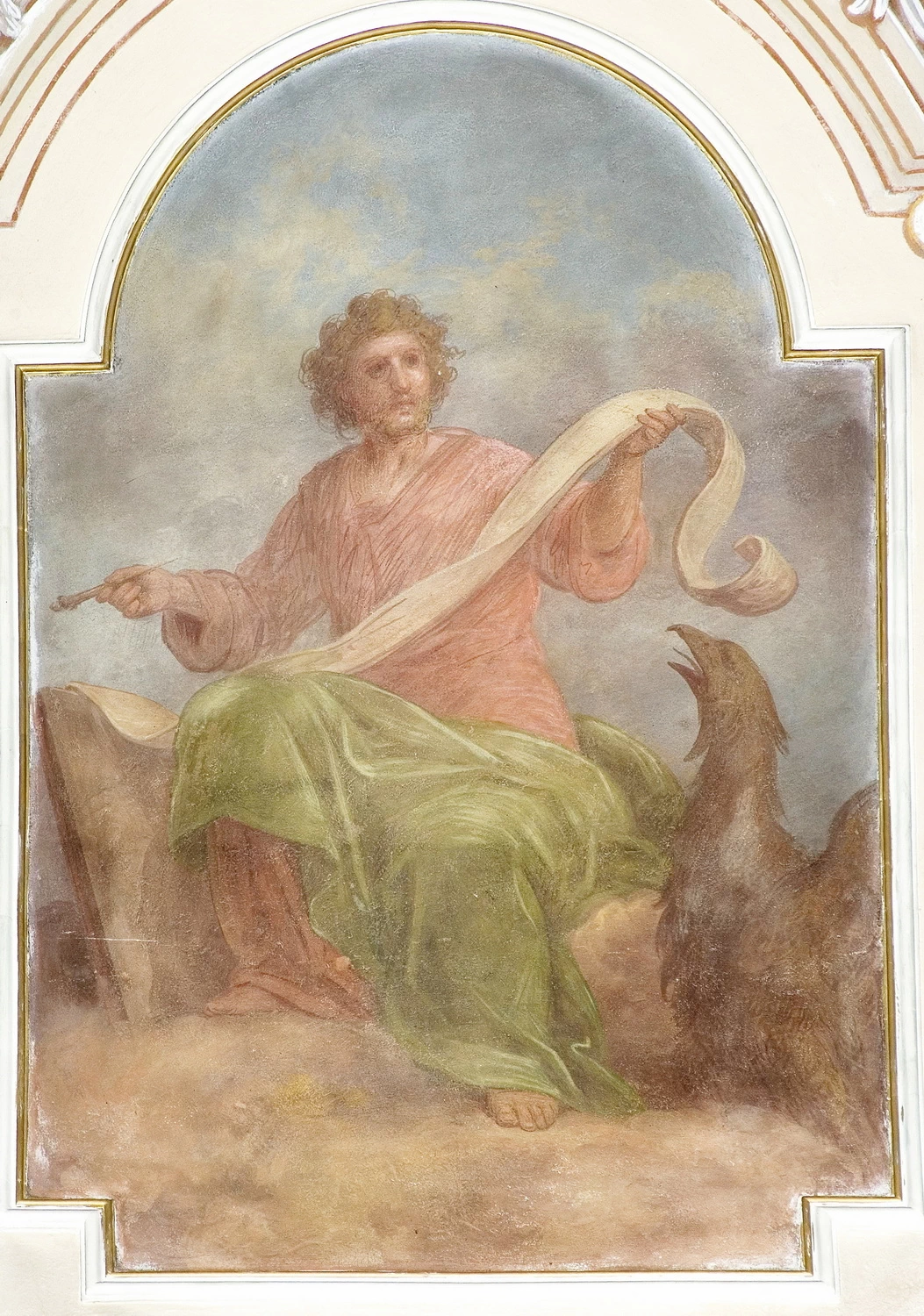 San Giovanni Evangelista - Chiesa di S. Lorenzo Martire, Camignone, Brescia